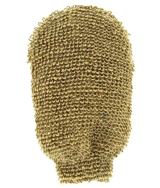 Guante de lino grueso exfoliante