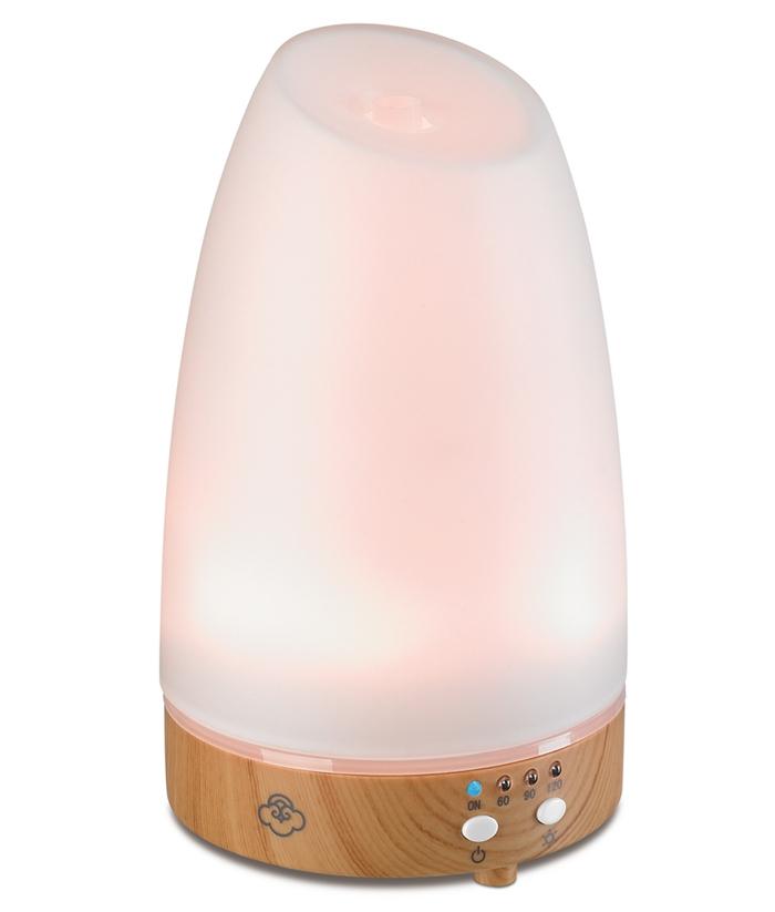 Difusor Astro Blanco Serene. 90 ml. Vidrio y madera.