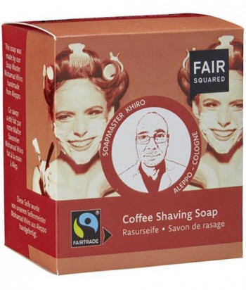 Jabón para afeitado con café