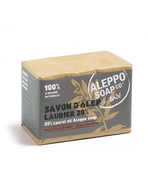 Tadé-Jabón Alepo 20% Laurel, piel seca y sensible. 200 gr