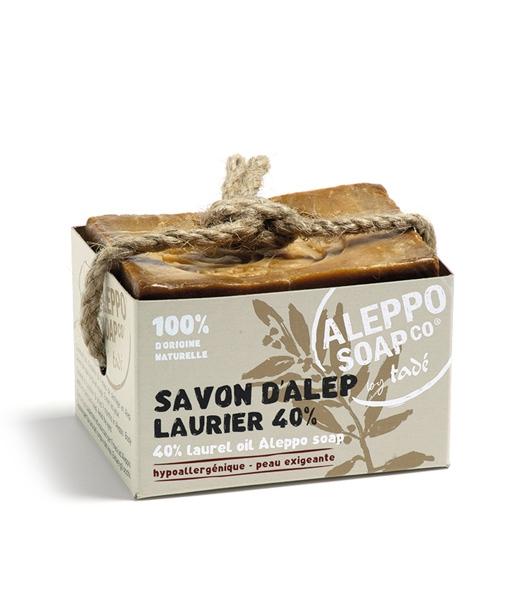 Tadé-Jabón Alepo 40% Laurel, piel atópica. 190 gr