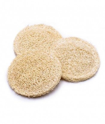 Disco facial de Luffa-exfoliante a granel. 7  cm. 10 uds. Azal. PVPr individual: 2,40