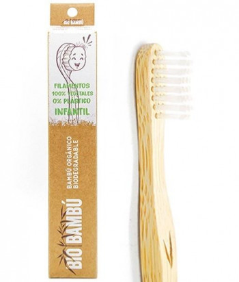 Cepillo dientes bambú Zero waste infantil BioBambú