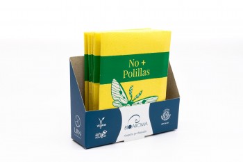 Dispensador saquito No + Polillas. 6 unidades