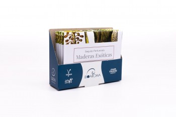 Dispensador saquito Maderas Exoticas. 6 unidades