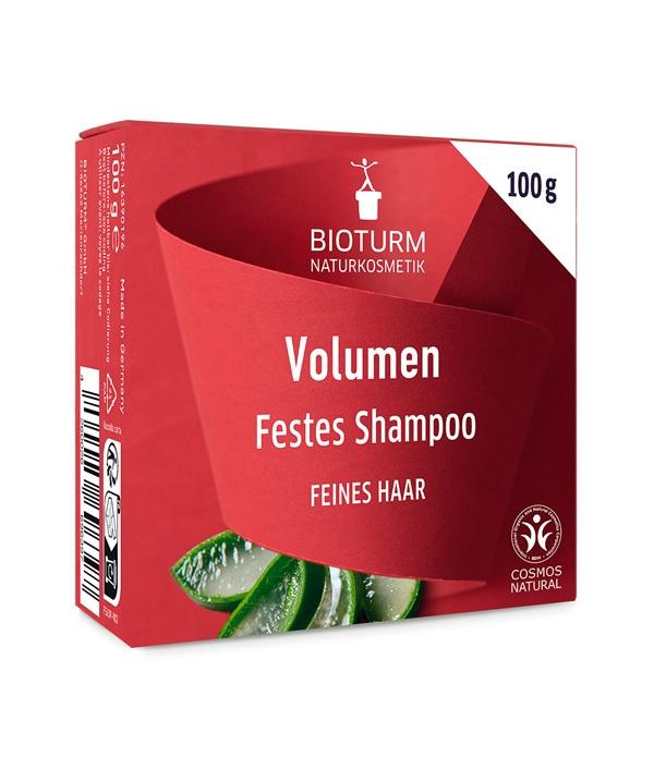 Champú sólido Volumen Bioturm. 100 gr. Vegano