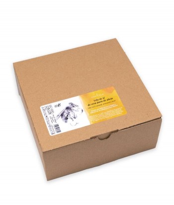 Vela de cera pura de abeja Té