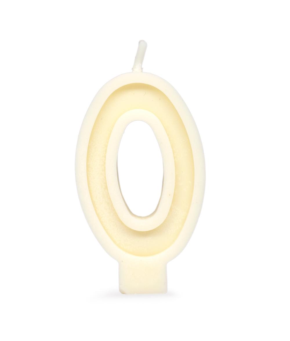 Vela de cumpleaños Arroz y Soja. Nº 0