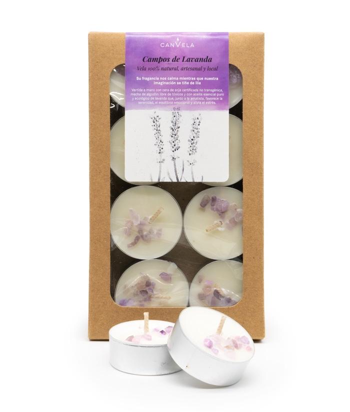 Vela de té perfumada Campos de Lavanda