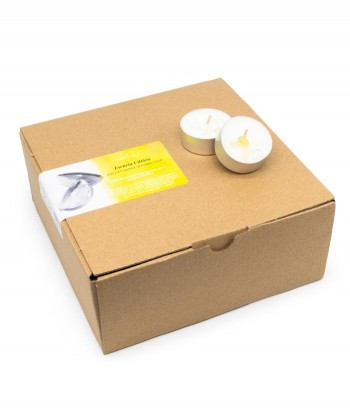 CanVela - Vela de té perfumada Esencia Cítrica. Granel caja 40 uds