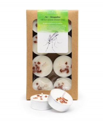 CanVela - Vela de té perfumada No+Mosquitos. Caja 8 uds