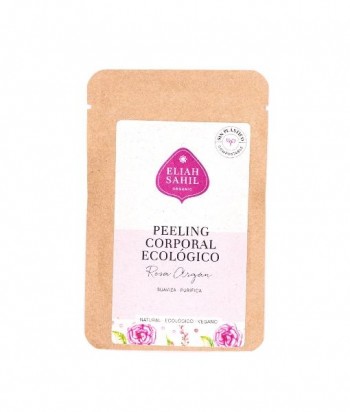 Mini sobre exfoliante corporal en polvo Rosa y Argán. 10 gr.