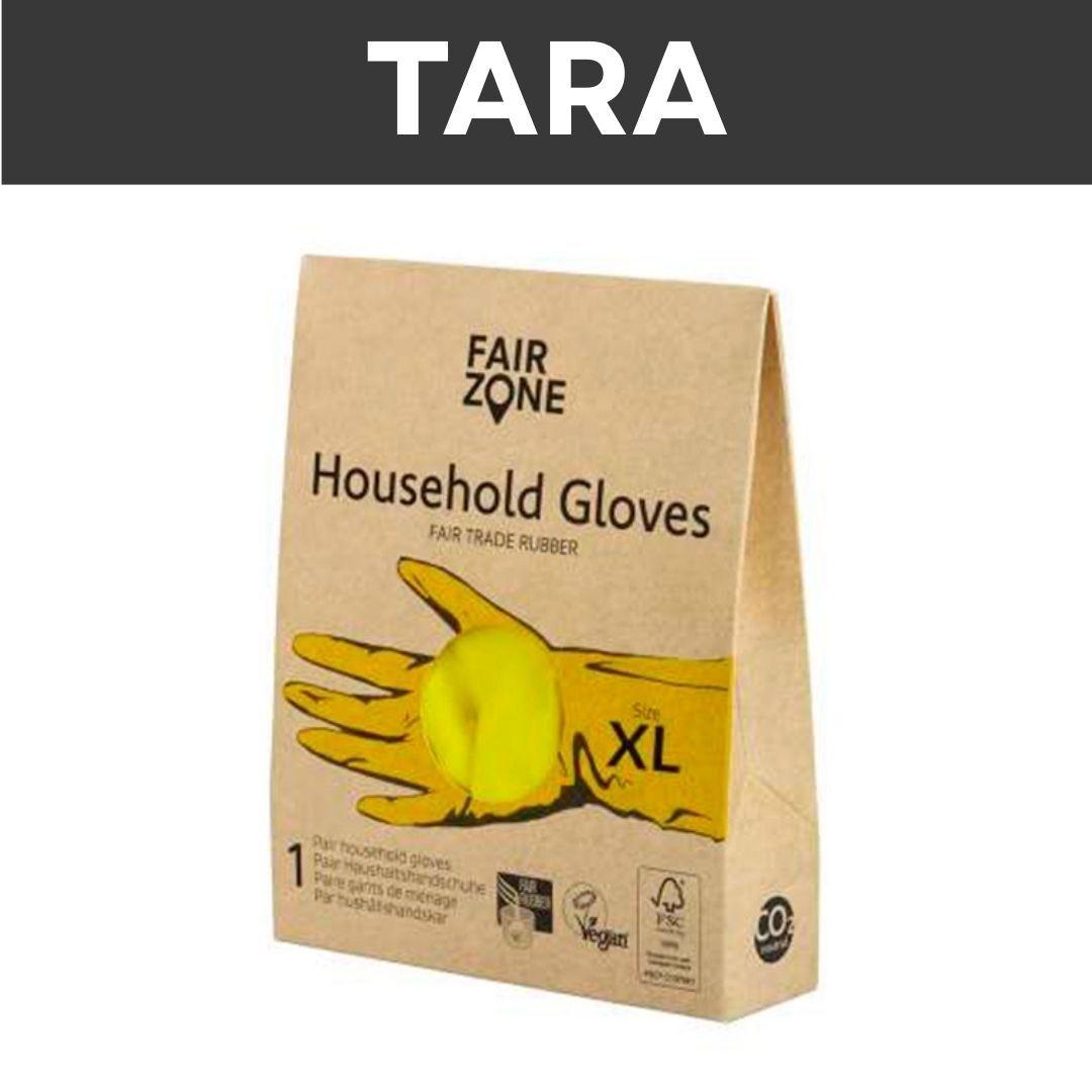 TARA Guantes de Hogar Talla XL - Látex 100% Natural. -50%